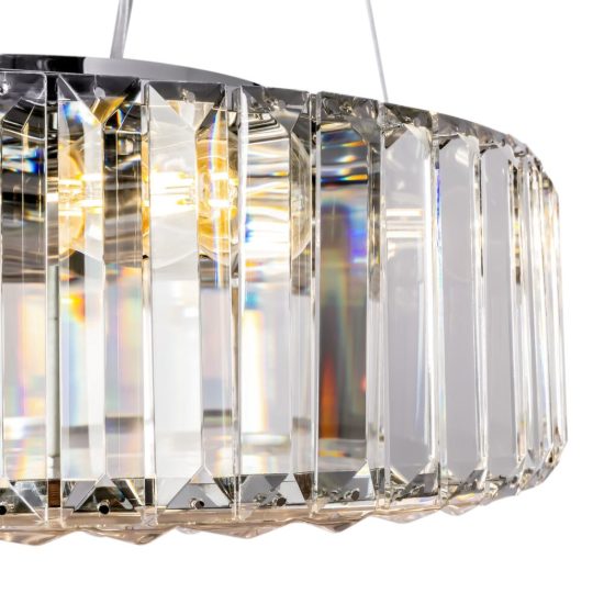 Maytoni recinto lampadario per camera da letto classica cromo cristallo