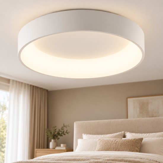 Plafoniera led 101w cct 3000k 4000k anello affralux band diodi bianca