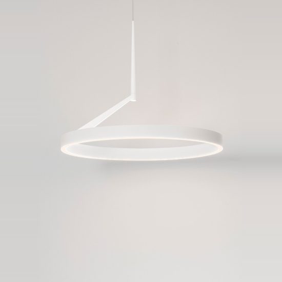Lampadario led 59w cct 2700k 4000k dimmerabile rotondo moderno a sospensione bianco sabbiato per soggiorno