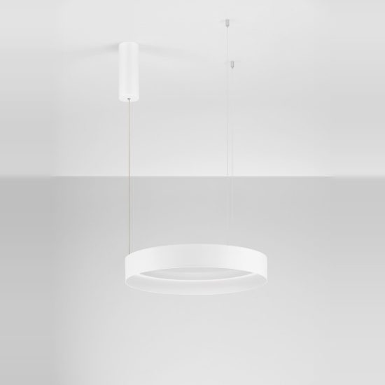 Lampadario led 39w cct 2700k 4000k dimmerabile per cucina moderno a sospensione bianco