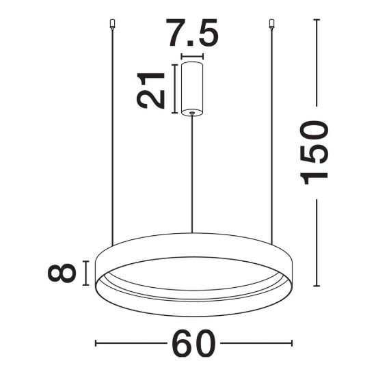 Lampadario per soggiorno moderno cilindrico nero oro champagne led 48w cct 2700k 4000k