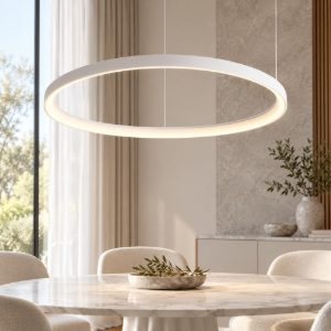 Ideal lux gemini sp d081 bianco dali push lampadario led 3000k 60w