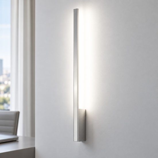 Xilema stilnovo applique per scale led 25w 3000k moderna metallo bianco