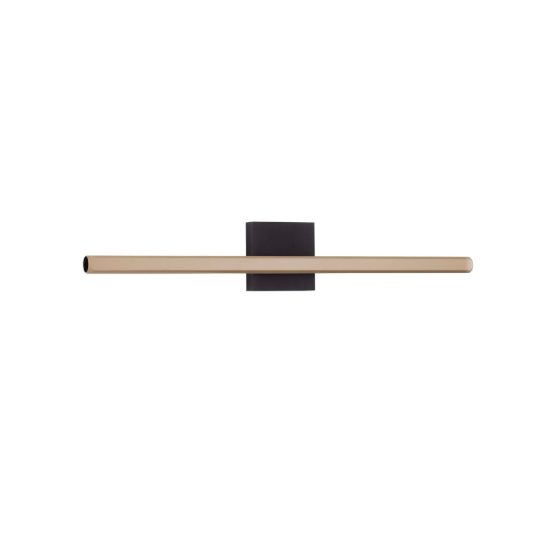 Applique per specchio da bagno led 8w 3000k ip54 oro champagne nero