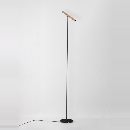 Piantana led 8w 3000k dimmerabile da lettura moderna oro champagne nero