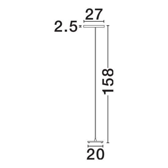 Piantana led 8w 3000k dimmerabile da lettura moderna oro champagne nero