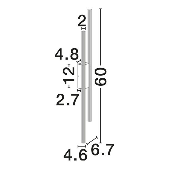 Applique led 11w cct 2700k 4000k moderna lineare oro ottone per soggiorno