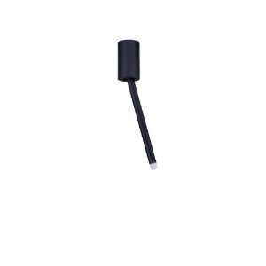 Faretto per cucina moderno cilindro nero da soffitto led 4w 3000k orientabile