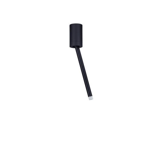 Faretto per cucina moderno cilindro nero da soffitto led 4w 3000k orientabile
