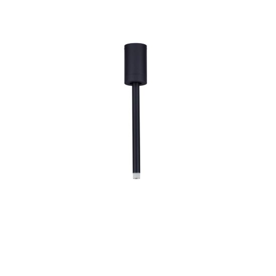 Faretto per cucina moderno cilindro nero da soffitto led 4w 3000k orientabile