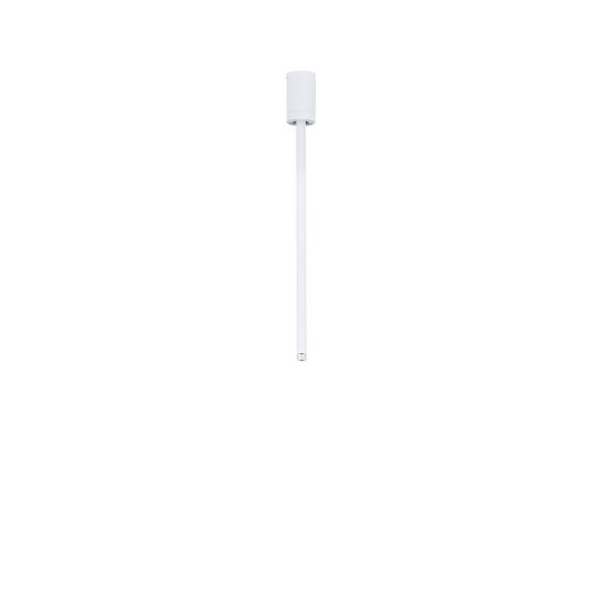 Faretto da soffitto led 4w 3000k orientabile per cucina moderno cilindro bianco 50cm