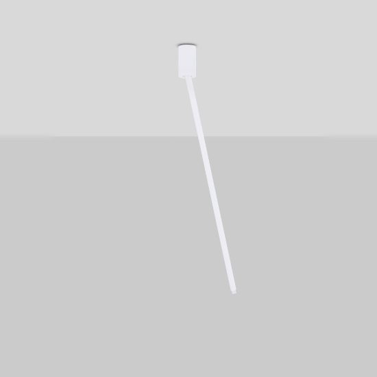 Faretto da soffitto led 4w 3000k orientabile moderno cilindrico bianco