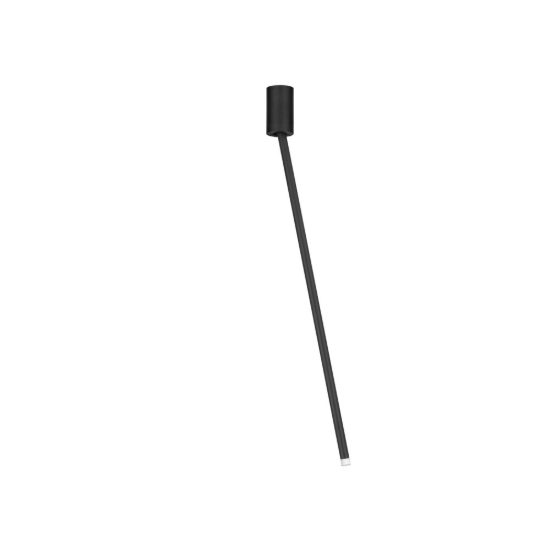 Faretto da incasso moderno cilindro nero a soffitto led 4w 3000k orientabile