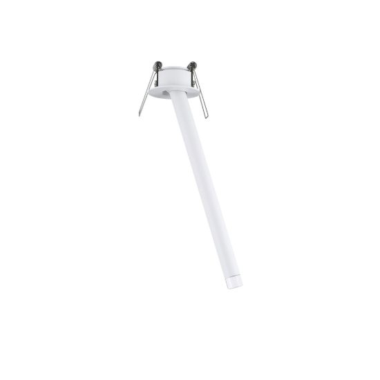 Faretto da incasso a soffitto led 4w 3000k moderno cilindro bianco orientabile