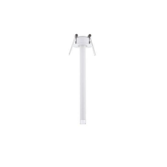 Faretto da incasso a soffitto led 4w 3000k moderno cilindro bianco orientabile