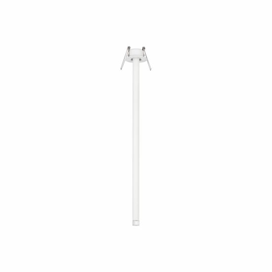 Faretto da incasso per controsoffitto led 4w 3000k orientabile moderno cilindro bianco