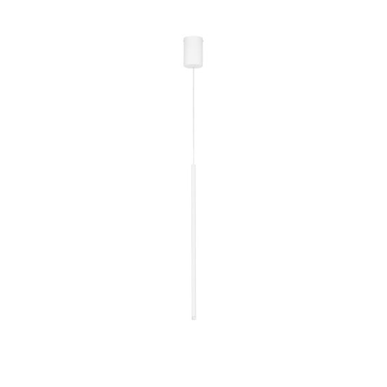 Lampada a sospensione led 4w 3000k per cucina moderna cilindro bianco