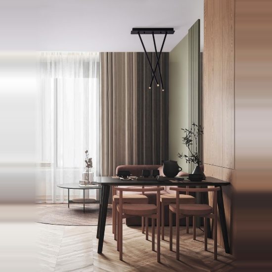 Plafoniera per cucina moderna con faretti orientabili nero led 8w 3000k 3 luci