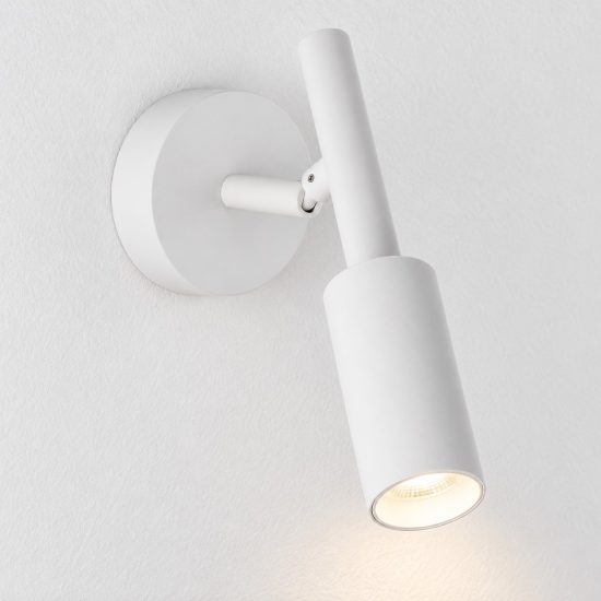 Applique da parete led 7w 3000k moderno bianco luce orientabile