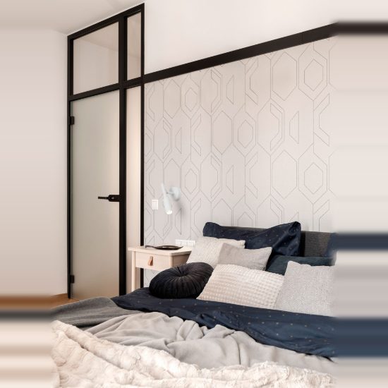 Applique da parete led 7w 3000k moderno bianco luce orientabile