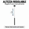 Lampada a sospensione per isola cucina nera parabola magnetica orientabile led 4w 3000k