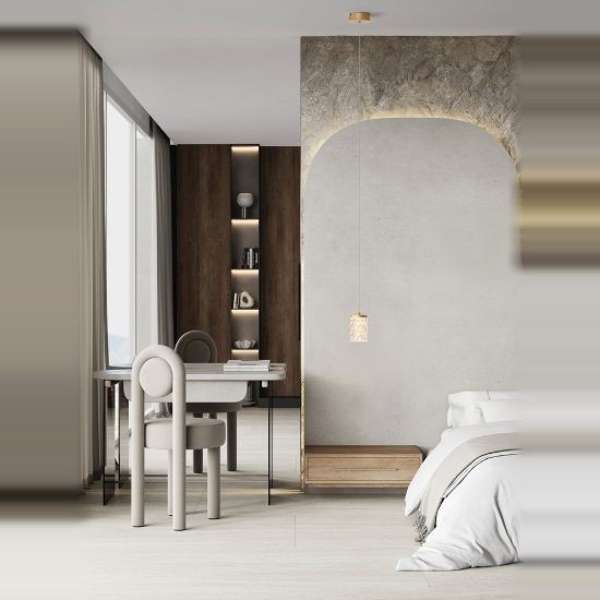 Lampada per cucina moderno a sospensione cilindro oro ottone led 6w 3000k