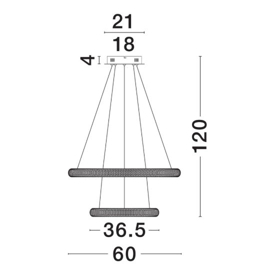 Lampadario led 42w 3000k dimmerabile moderno a sospensione tondo oro ottone per soggiorno