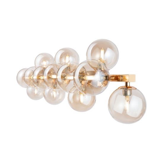 Maytoni dallas applique per soggiorno moderna da parete oro 95cm