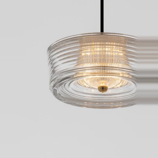 Lampada led 6w 3000k a sospensione per cucina moderna oro platino vetro
