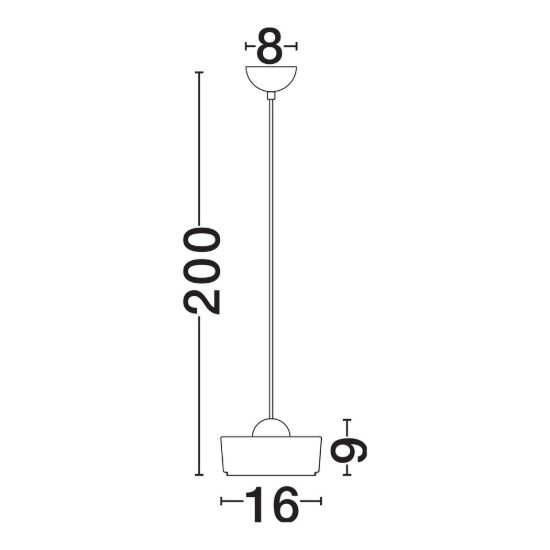 Lampada led 6w 3000k a sospensione per cucina moderna oro platino vetro