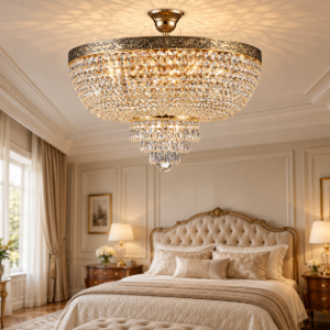 Maytoni palace lampadario classico 6 luci oro antico per camera da letto