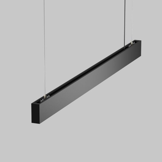 Maytoni basis lampadario per tavolo da pranzo nero led cct 2700k 6000k dimmerabile