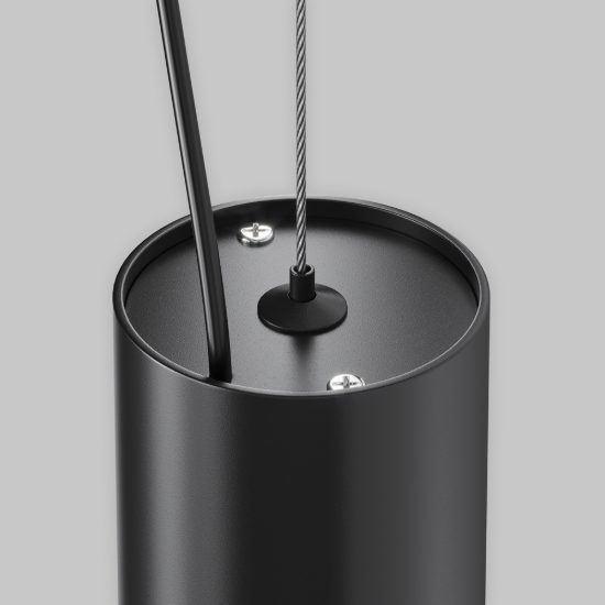 Lampada per cucina moderna nero a sospensione led 3000k maytoni efir