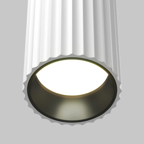 Maytoni calipso lampada a sospensione per cucina moderno cilindrico bianco