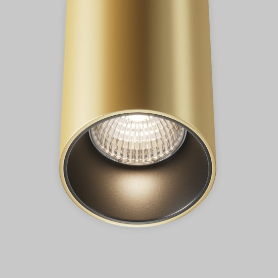 Efir maytoni lampada a sospensione led 15w 3000k per cucina oro opaco