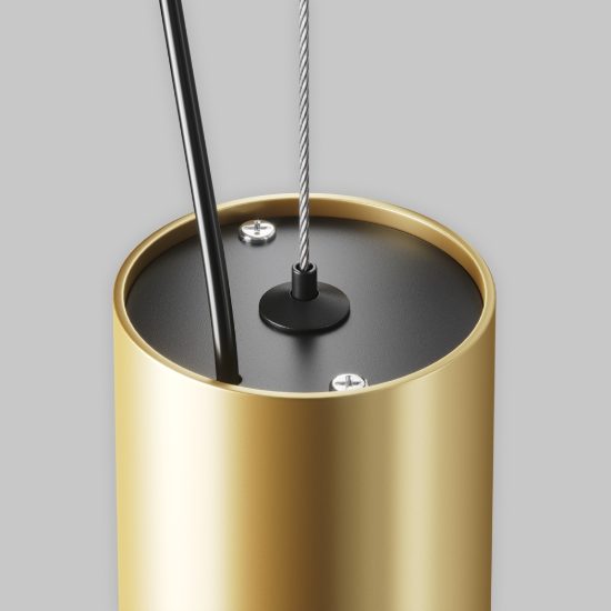 Efir maytoni lampada a sospensione led 15w 3000k per cucina oro opaco