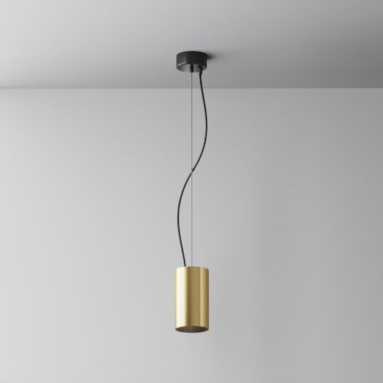 Efir maytoni lampada a sospensione led 15w 3000k per cucina oro opaco