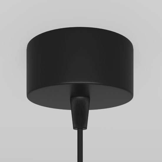 Maytoni focus lampada a sospensione per cucina moderna cilindrica nero