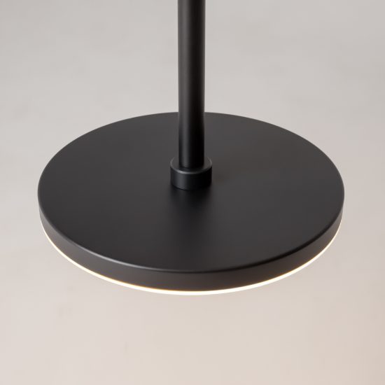 Plato maytoni lampada per cucina moderna nero a sospensione led 12w 3000k
