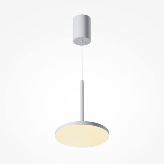 Lampada a sospensione led 3000k per cucina moderna bianco maytoni plato