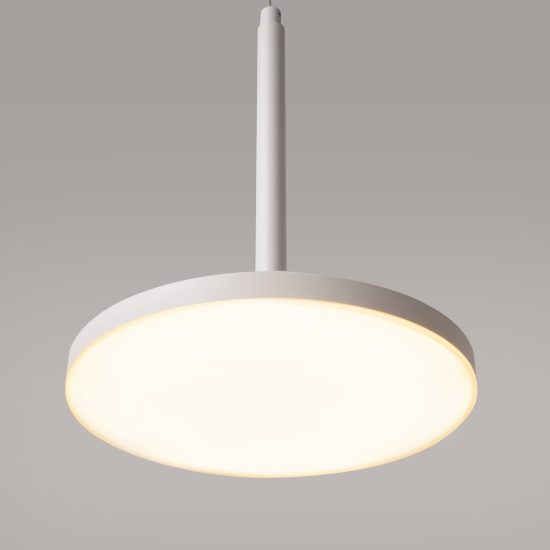 Lampada a sospensione led 3000k per cucina moderna bianco maytoni plato