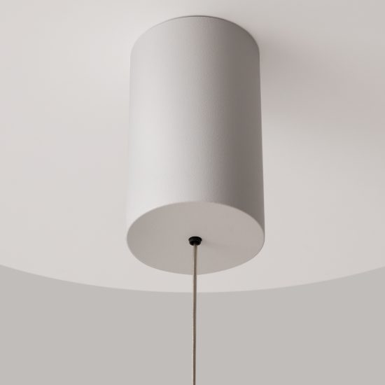 Lampada a sospensione led 3000k per cucina moderna bianco maytoni plato