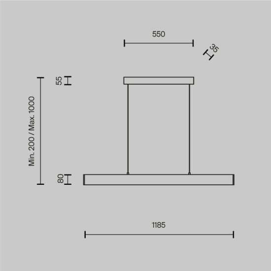 Maytoni step lampadario per tavolo da pranzo moderno oro led 30w 3000k