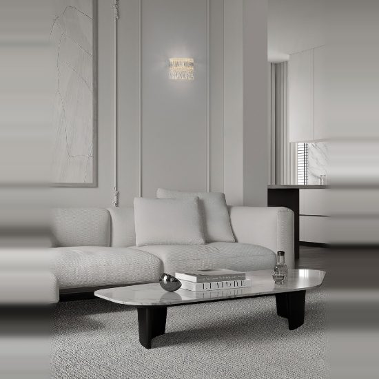 Applique da parete classica cromo cristallo per soggiorno led 12w 3500k dimmerabile