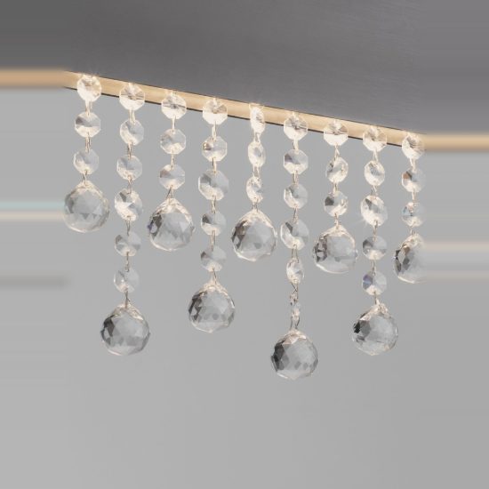 Lampadario a sospensione per sala da pranzo titanio led 20w 3500k dimmerabile