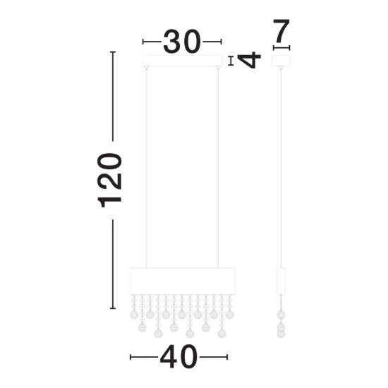 Lampadario a sospensione per sala da pranzo titanio led 20w 3500k dimmerabile