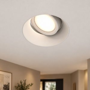 Maytoni dot faretto da incasso gu10 per cucina moderno tondo bianco