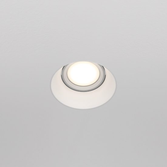 Maytoni dot faretto da incasso gu10 per cucina moderno tondo bianco
