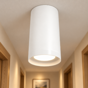 Faretto da soffitto gu10 cilindrico bianco maytoni focus s