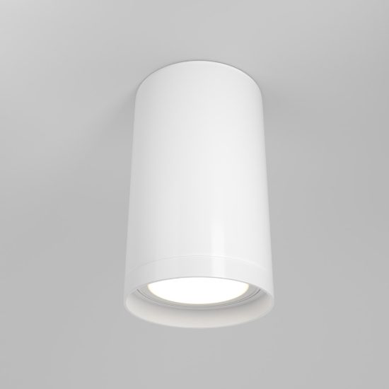 Faretto da soffitto gu10 cilindrico bianco maytoni focus s